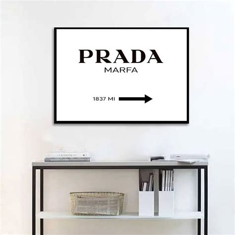 quadro prada marfa tela|1.